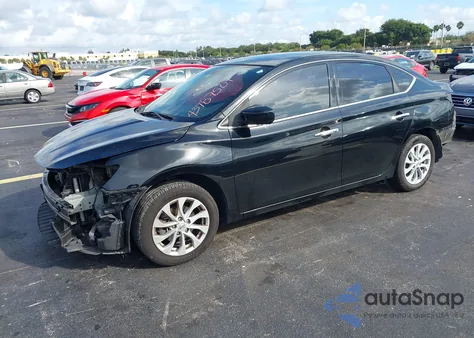 2019 Nissan Sentra Sv из США, поврежденный, VIN 3N1AB7AP2KL626080